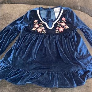 Blue Velvet 5t Long Sleeve